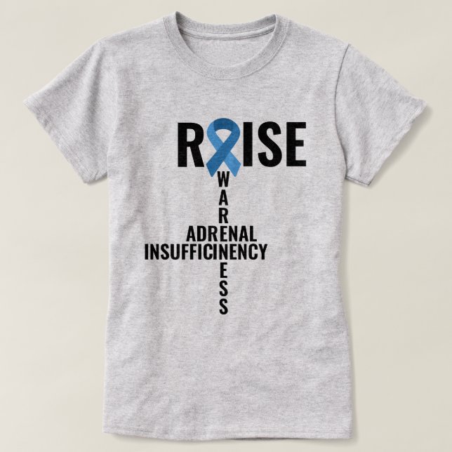 Camiseta Conciencia suprarrenal de la escasez (Diseño del anverso)