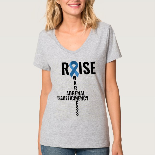 Camiseta Conciencia suprarrenal de la escasez (Anverso)