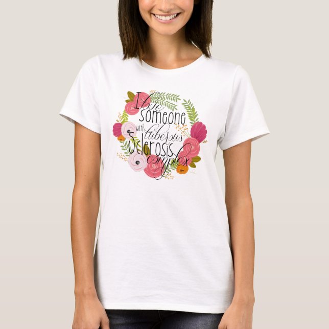 Camiseta Conciencia tuberosa de la esclerosis (Anverso)