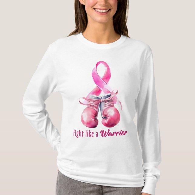 CAMISETA CONCIENCIA Y PREVENCIÓN DEL CÁNCER DE MAMA (Anverso)