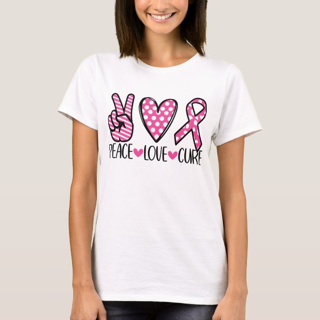 CAMISETA CONCIENCIA Y PREVENCIÓN DEL CÁNCER DE MAMA (Anverso)