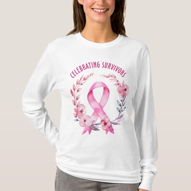 CAMISETA CONCIENCIA Y PREVENCIÓN DEL CÁNCER DE MAMA (Anverso)