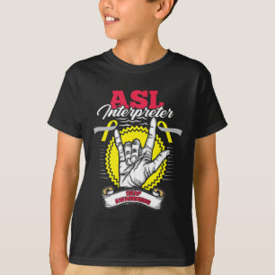 Camiseta Concienciación Asl Sordera Oír A La Guerrera De La