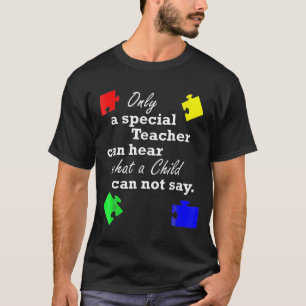 Camiseta Concienciación autista Mujeres profesoras de educ