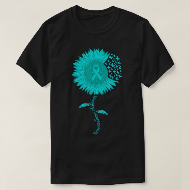 Camiseta Concienciación de guerrero del cáncer de ovario Gi (Diseño del anverso)