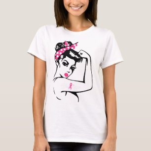 Camiseta Concienciación de Guerrero del Cáncer Tee Support 