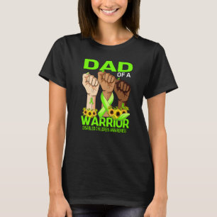 Camiseta Concienciación Del Padre De La Mano De Un Guerrero