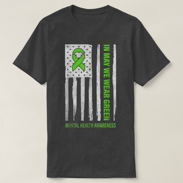 Camiseta Concienciación En Salud Mental En Mayo Usamos Ue F (Diseño del anverso)
