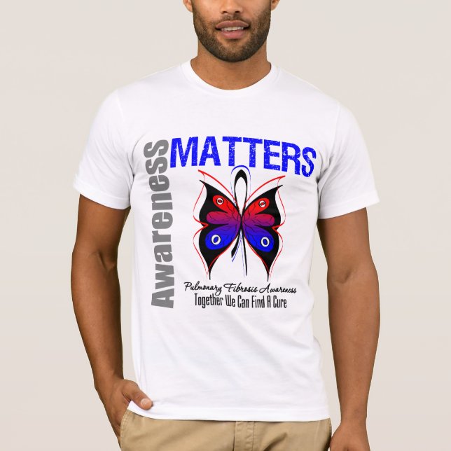 Camiseta Concienciación Importa Fibrosis Pulmonar de Maripo (Anverso)