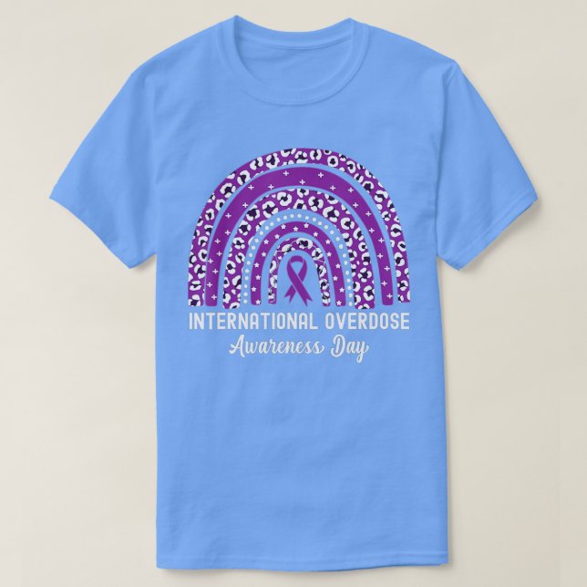 Camiseta Concienciación internacional sobre sobredosis de R (Diseño del anverso)