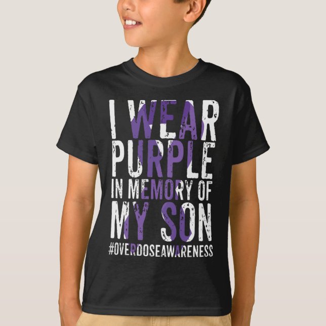 Camiseta Concienciación internacional sobre sobredosis: usa (Anverso)