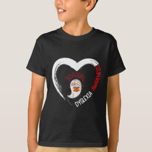 Camiseta Concienciación Leyendo el Corazón Usar El Libro Fa