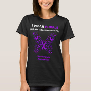 Camiseta Concienciación: Llevo Púrpura Para Mi Nieta
