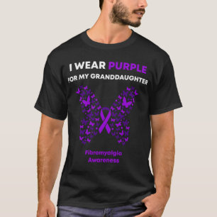Camiseta Concienciación: Llevo Púrpura Para Mi Nieta