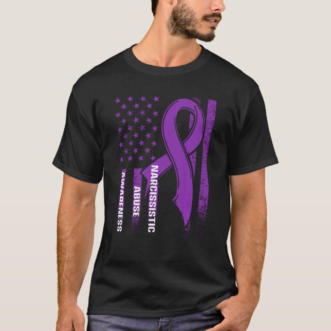 Camiseta Concienciación mundial sobre el abuso narcisista e (Anverso)