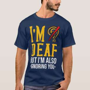 Camiseta Concienciación para sordos regalo Divertida sorder