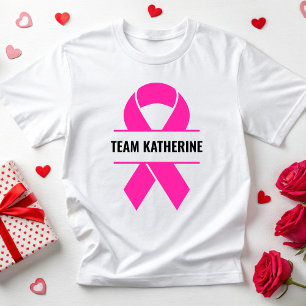 Camiseta Concienciación personalizada sobre el cáncer de ma