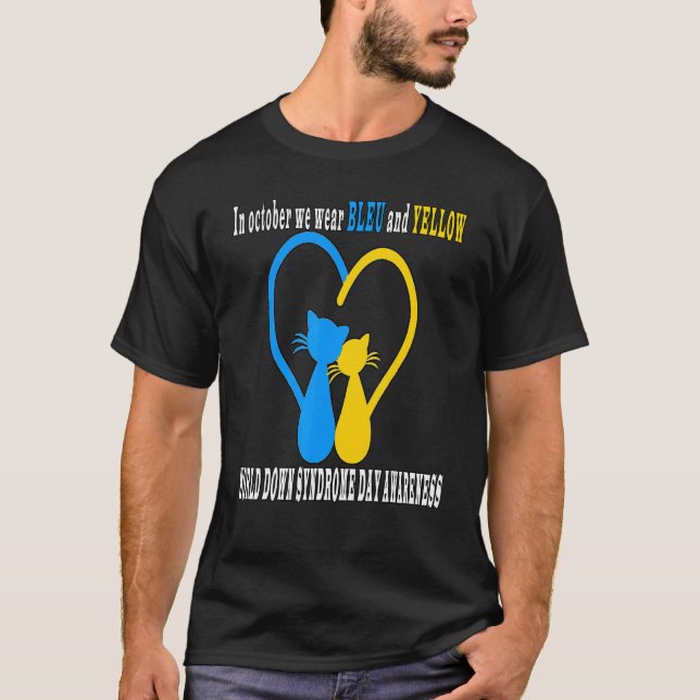 Camiseta Concienciación por el Día Mundial del Síndrome de  (Anverso)