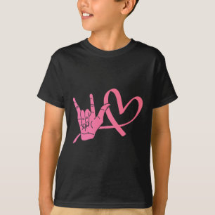 Camiseta Concienciación Rótulo Lenguaje Amor Asl Profesor
