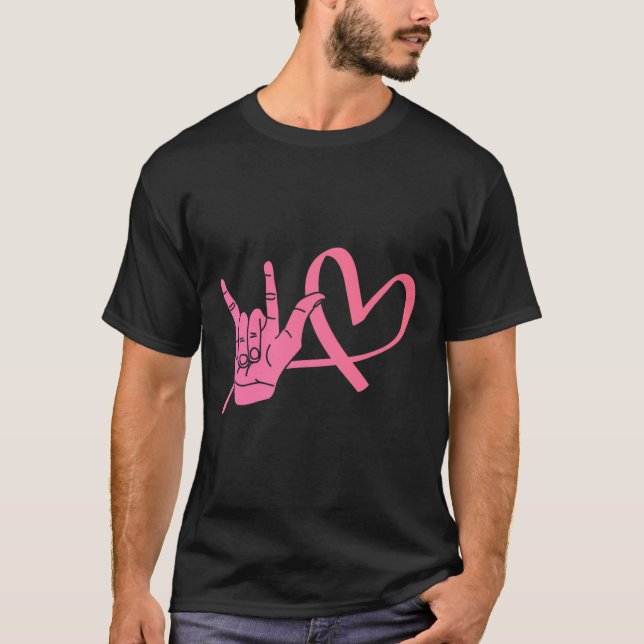 Camiseta Concienciación Rótulo Lenguaje Amor Asl Profesor (Anverso)