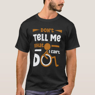 Camiseta Concienciación sobre amputados de piernas en silla