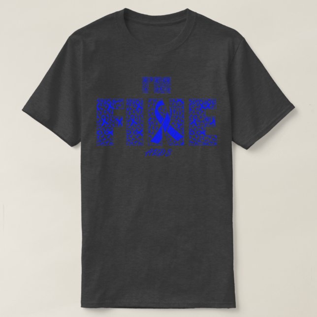Camiseta Concienciación sobre ARDS Cinta Fina En Esta Famil (Diseño del anverso)