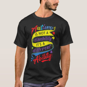Camiseta Concienciación sobre autismo Arcoiris Hombres de m