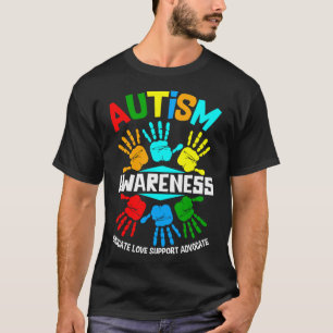 Camiseta Concienciación sobre autismo Educar a la defensora