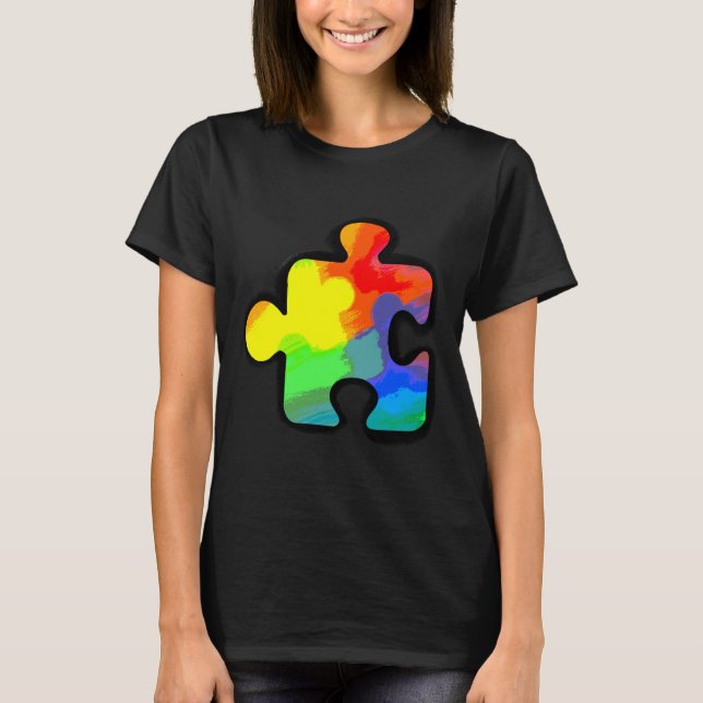 Camiseta Concienciación sobre autismo esencial (Anverso)