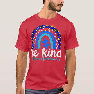 Camiseta Concienciación sobre autismo infantil leopardo arc