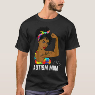 Camiseta Concienciación sobre autismo madre fuerte madre af