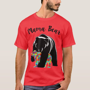 Camiseta Concienciación sobre autismo Mamá tiene autismo Ma