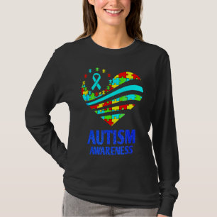 Camiseta Concienciación sobre autismo Mujeres H Eart Su Ppo