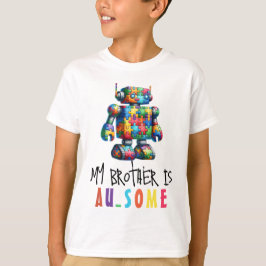 Camiseta Concienciación sobre autismo Niños apoyo familiar