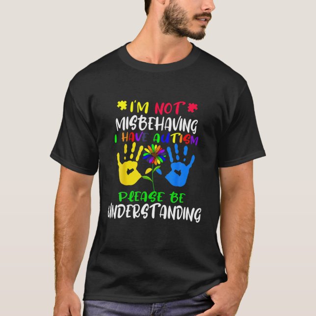 Camiseta Concienciación sobre autismo Niños Chica autista (Anverso)