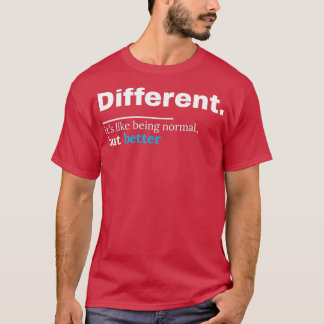 Camiseta Concienciación sobre autismo para ser diferente co