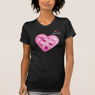 Camiseta Concienciación sobre autismo Personalizar de coraz