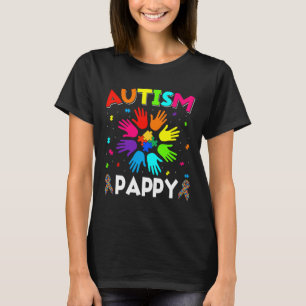 Camiseta Concienciación sobre autismo retro Ayuda con papía