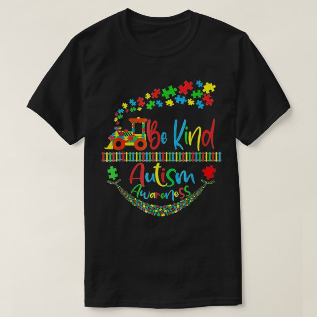 Camiseta Concienciación sobre autismo Sea como Una Pieza De (Diseño del anverso)