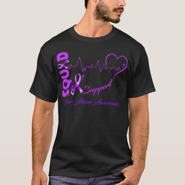 CAMISETA CONCIENCIACIÓN SOBRE EL ABUSO DE LOS MAYORES DE LA (Anverso)