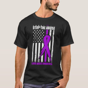 Camiseta Concienciación sobre el abuso de personas de edad
