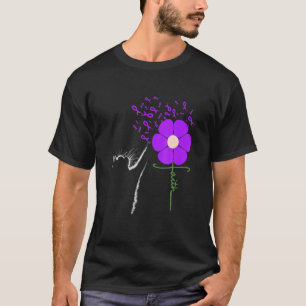 Camiseta Concienciación sobre el Alzheimer Gato con Alzheim