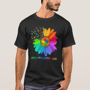 Camiseta Concienciación sobre el Autismo Acepta Entiende Am