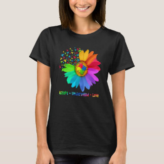 Camiseta Concienciación sobre el Autismo Acepta Entiende Am