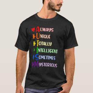 Camiseta Concienciación sobre el Autismo Amabilidad Siempr