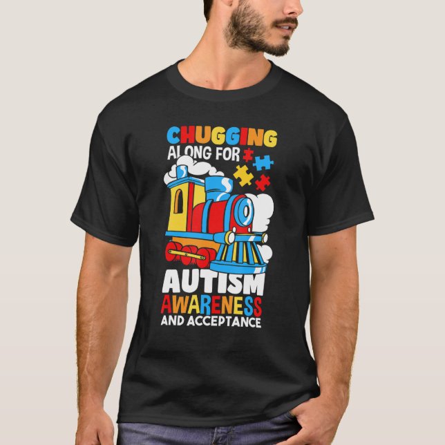 Camiseta Concienciación sobre el autismo chocando a favor d (Anverso)
