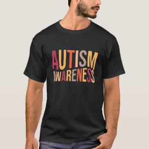 Camiseta Concienciación sobre el Autismo Corazón Apoyo Mes