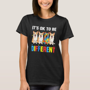 Camiseta Concienciación Sobre El Autismo Corgi Para La Madr