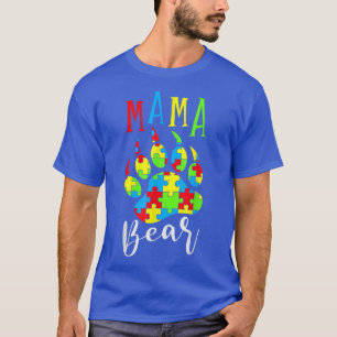 Camiseta Concienciación sobre el autismo de Mama 1249