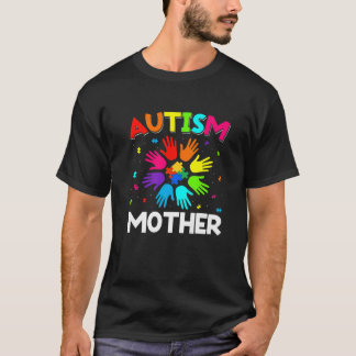 Camiseta Concienciación sobre el autismo de mano ayuda a la